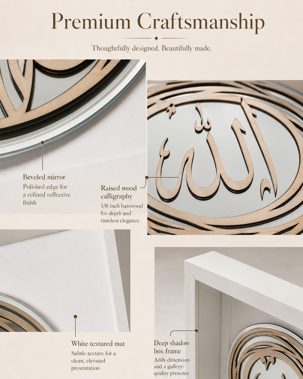Allah Reflection - Black