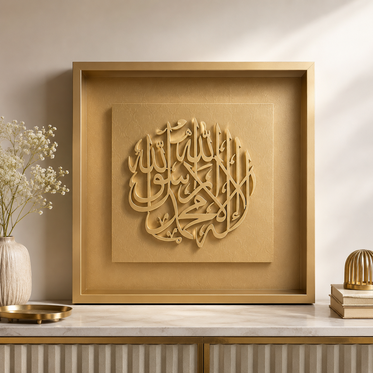 La Illaha Illallah Monochrome - Gold